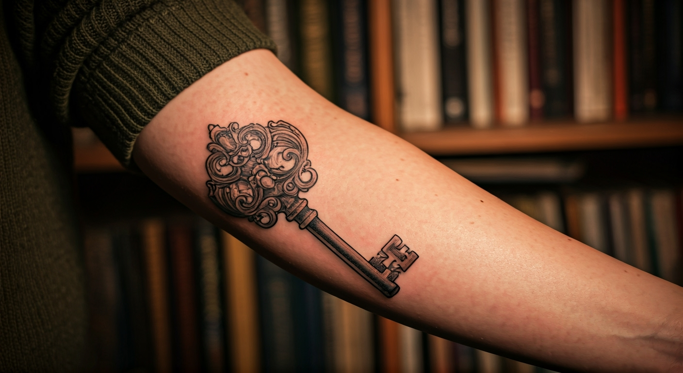 Tatuaż klucz - co oznacza? Ukryte znaczenie i symbolika 2